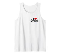 ME ENCANTAN Las Flores DE ORQUÍDEAS DE Cora Camiseta sin Mangas