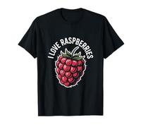 Me encantan las frambuesas jugosas bayas divertidas Camiseta