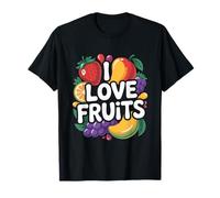 Me encantan las frutas, vibrant Fresh Delight Camiseta