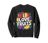 Me encantan las frutas, vibrant Fresh Delight Sudadera