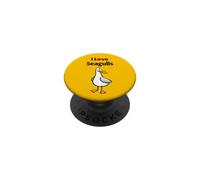 Me encantan Las gaviotas PopSockets PopGrip Adhesivo