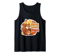 Me encantan Las Hojas de otoño para niños con Forma de Ardilla, adorables Camiseta sin Mangas