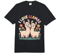 Me encantan Las Llamas, adorables, Lindas, Llamas Joy Comfort Colors Adult Heavyweight T-Shirt