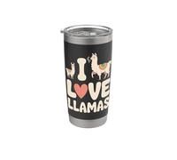Me encantan las llamas, amantes sinceros de las llamas Vaso térmico de acero inoxidable de doble pared