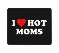 Me Encantan Las Mamás Calientes Alfombrilla De Ratón Antideslizante Mouse Pad Lavable Alfombrilla De Escritorio para Pc Gaming Oficina 25X30Cm