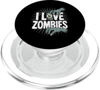 Me encantan las manos espeluznantes del globo ocular de los zombis PopSockets PopGrip para MagSafe