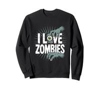 Me encantan las manos espeluznantes del globo ocular de los zombis Sudadera