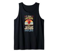 Me encantan Las Mariquitas, Pero Jesús Viene Primero Cristiano Divertido Camiseta sin Mangas
