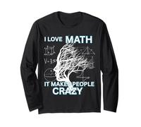 Me encantan Las matemáticas, Hace Que la Gente se vuelva Loca a los Nerds Manga Larga