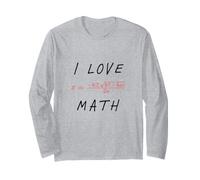 Me encantan Las matemáticas Manga Larga
