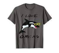 me encantan Las orcas, Regalo Divertido Camiseta
