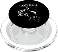 Me encantan Las orcas, ¿Vale? La Orca saltadora PopSockets PopGrip para MagSafe