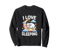 Me encantan las ovejas dormidas, las nubes lunares Sudadera