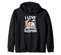 Me encantan las ovejas dormidas, las nubes lunares Sudadera con Capucha