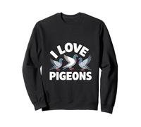 Me encantan Las Palomas, Lindo Amante de Las Palomas urbanas, observar Aves Sudadera