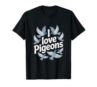 Me encantan Las Palomas Urban Bird Lover Pigeon Fancy Camiseta