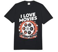 Me encantan Las películas Cinema Passion Reel Comfort Colors Adult Heavyweight T-Shirt