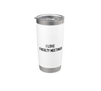 Me encantan las reuniones de la facultad | Presidente del departamento | Profesor divertido Vaso térmico de acero inoxidable de doble pared