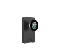 Me encantan las tortugas, lindo toque de hibisco tropical PopSockets PopWallet para MagSafe