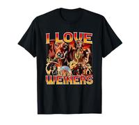 Me encantan las Weiners, divertidas para hombres y mujeres Camiseta