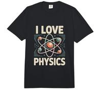 Me encantan los Amantes de la Ciencia atómica de la física Comfort Colors Adult Heavyweight T-Shirt