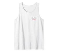 Me encantan los Animales y no los como! Equipo Amante de los Animales Vegano Camiseta sin Mangas