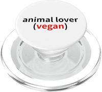 Me encantan los Animales y no los como! Equipo Amante de los Animales Vegano PopSockets PopGrip para MagSafe