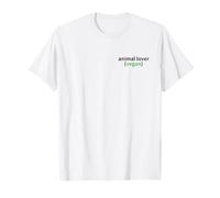 Me encantan los Animales y no los como! Veganos Team Vegan Love Camiseta