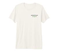 Me encantan los Animales y no los como! Veganos Team Vegan Love Camiseta Premium