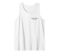 Me encantan los Animales y no los como! Veganos Team Vegan Love Camiseta sin Mangas