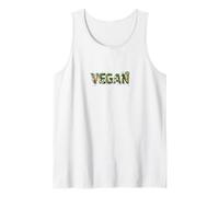 Me encantan los Animales y no los como! Veganos Team Vegan Love Camiseta sin Mangas