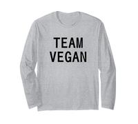 Me encantan los Animales y no los como! Veganos Team Vegan Love Manga Larga