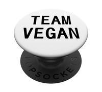 Me encantan los Animales y no los como! Veganos Team Vegan Love PopSockets PopGrip Adhesivo