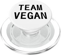 Me encantan los Animales y no los como! Veganos Team Vegan Love PopSockets PopGrip para MagSafe