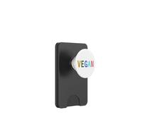Me encantan los Animales y no los como! Veganos Team Vegan Love PopSockets PopWallet para MagSafe