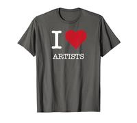 Me encantan los Artistas, me encantan los Artistas Camiseta, Hombre, Asfalto, L