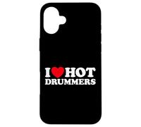 Me encantan los Bateristas, Divertida Banda de músicos, batería, percusión, Rock Carcasa para iPhone 16 Plus