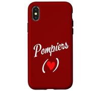 Me encantan los Bomberos | Bombero Volunteer Socorro Bombero Carcasa para iPhone X/XS