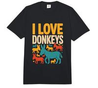 Me encantan los burros, los Amantes de los Animales Son una Delicia Comfort Colors Adult Heavyweight T-Shirt