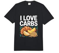 Me encantan los carbohidratos Pan Pasta Peculiar diversión Comfort Colors Adult Heavyweight T-Shirt