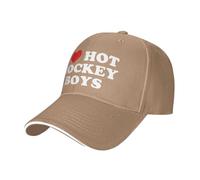 Me Encantan Los Chicos De Hockey Guapos Gorra Dad Clásica Gorra El Sol Cómoda Sombrero para Senderismo Exteriores Mujer