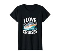 Me encantan los cruceros Escapada Relajante en el océano Camiseta gráfica económica