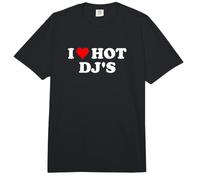 Me encantan los DJs Calientes Comfort Colors Adult Heavyweight T-Shirt