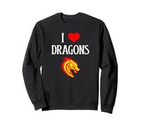 Me encantan los Dragones, me encantan los Dragones, Halloween, Spirit Dragon, Amante Sudadera
