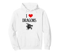 Me encantan los Dragones, me encantan los Dragones, Halloween, Spirit Dragon, Amante Sudadera con Capucha