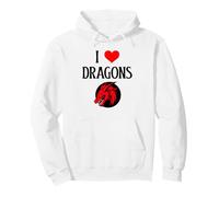 Me encantan los Dragones, me encantan los Dragones, Halloween, Spirit Dragon, Amante Sudadera con Capucha
