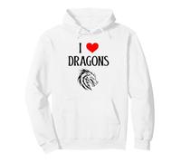 Me encantan los Dragones, me encantan los Dragones, Halloween, Spirit Dragon, Amante Sudadera con Capucha