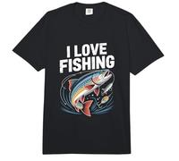 Me encantan los entusiastas de la Pesca atrapando pasión Comfort Colors Adult Heavyweight T-Shirt