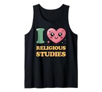 Me encantan los Estudios religiosos Camiseta sin Mangas