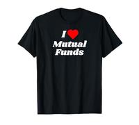 Me encantan los Fondos mutuos con un corazón Rojo Camiseta